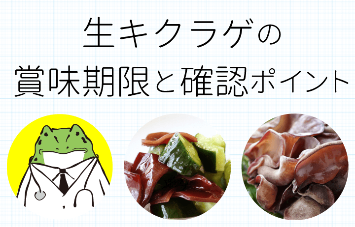 生キクラゲの賞味期限と確認ポイント